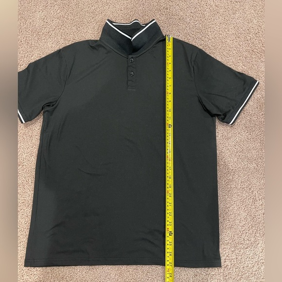 NO BRAND Men's Black Polo shirt - Picture 6 of 9